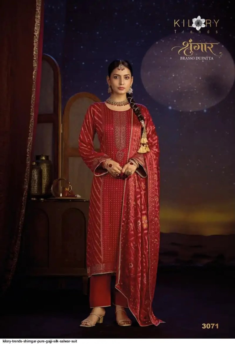 Shringar By Kilory Gajji Silk Dress Materials